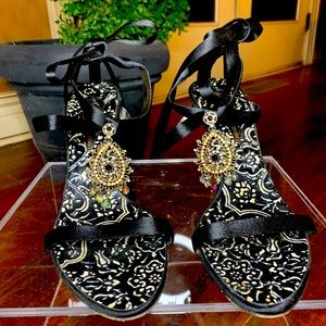 Giuseppe Zanotti strappy bejeweled high heels